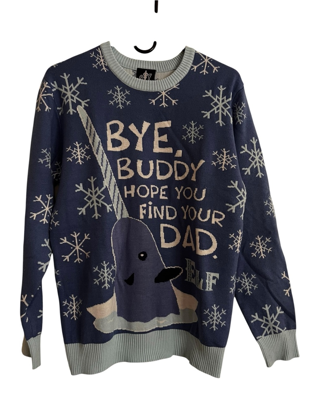 ELF Narwhal Graphic Crewneck Sweater
